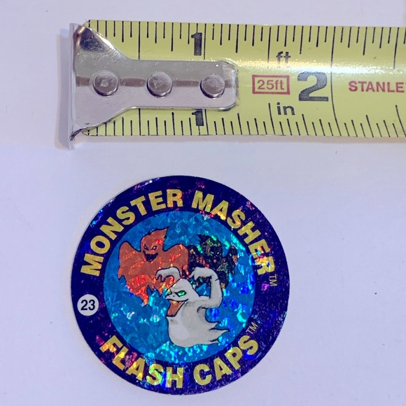Monster Masher 23 holographic FLASH CAP Pog Slammer Whammer - Picture 4 of 4